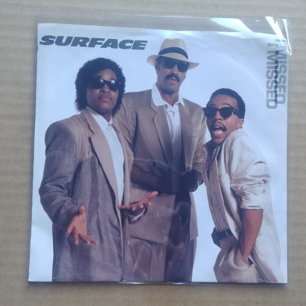 SURFACE I Missed 45 7″ Vinyl Record 1988 Columbia FUNK SOUL R&B