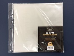 400 Clear Poly Plastic LP Outer Sleeves 2 Mil 12″ Vinyl 33rpm Record Album Cover