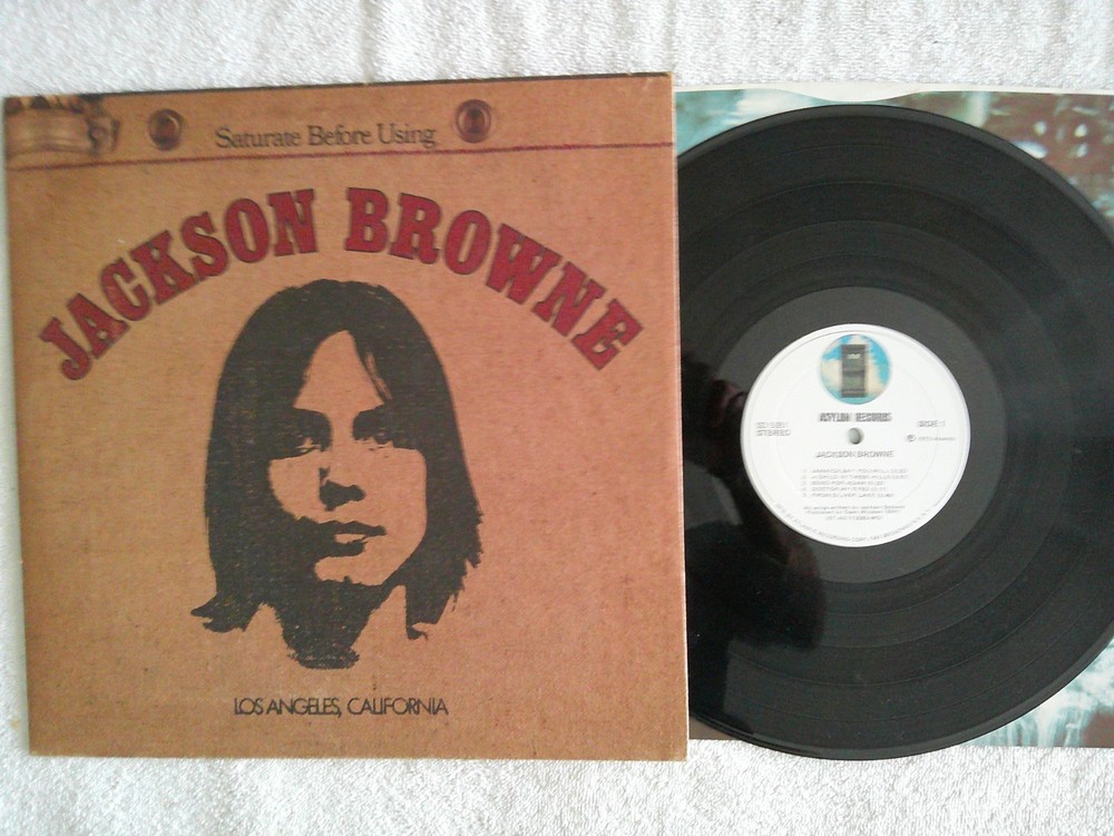 Jackson Browne Saturate Before Using OG 1972 Asylum Textured Cover Vinyl LP VG+