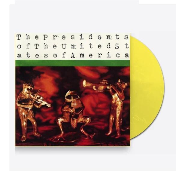 The Presidents of the United States of America SELF TITLED Vinyl LP YELLOW COLOR