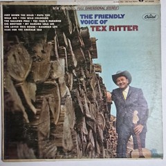 Tex Ritter The Friendly Voice Of Vinyl LP Capitol ST 2402