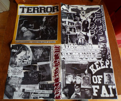 Terror Hard Lessons / Only The Devil Knows Gold Clear Vinyl 2012 Rock EP