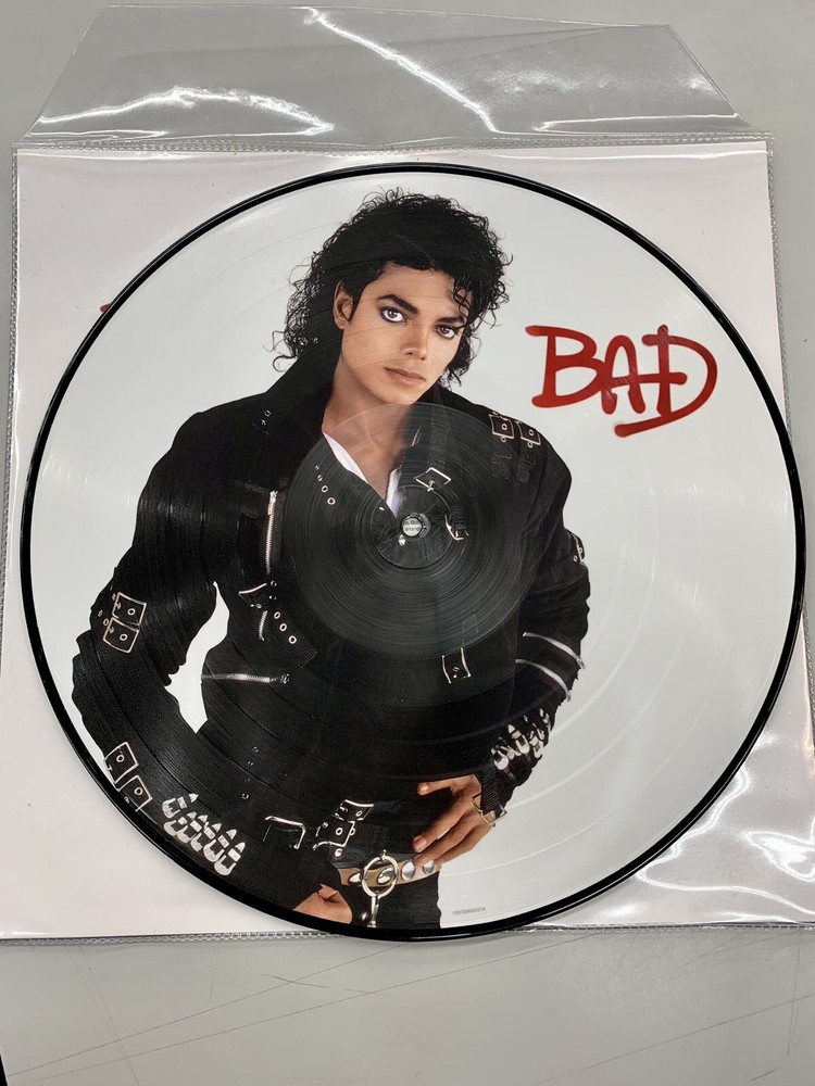 Rare 2018 MICHAEL JACKSON BAD 12″ LP PICTURE DISC VINYL RECORD Czech Republic