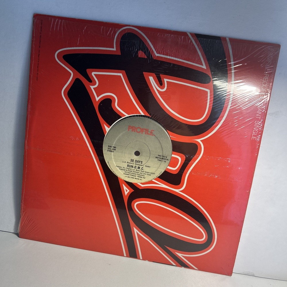 Run-D.M.C. – 30 Days Profile Vinyl, 12″1984 Records – PRO-7051
