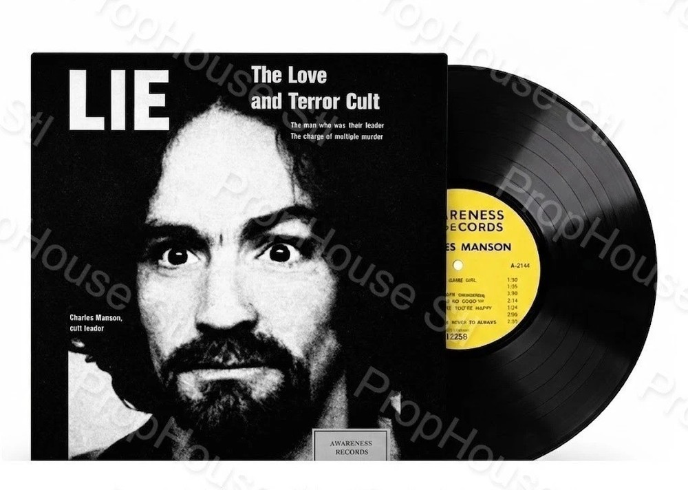 Charles Manson – VINYL- Lie: The Love and Terror Cult LP New/Sealed NOT CD