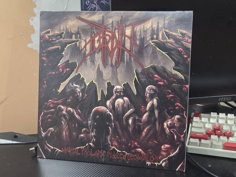 Putridity – Mental Prolapse Induced Necrophilism Vinyl Record Willowtip 2018