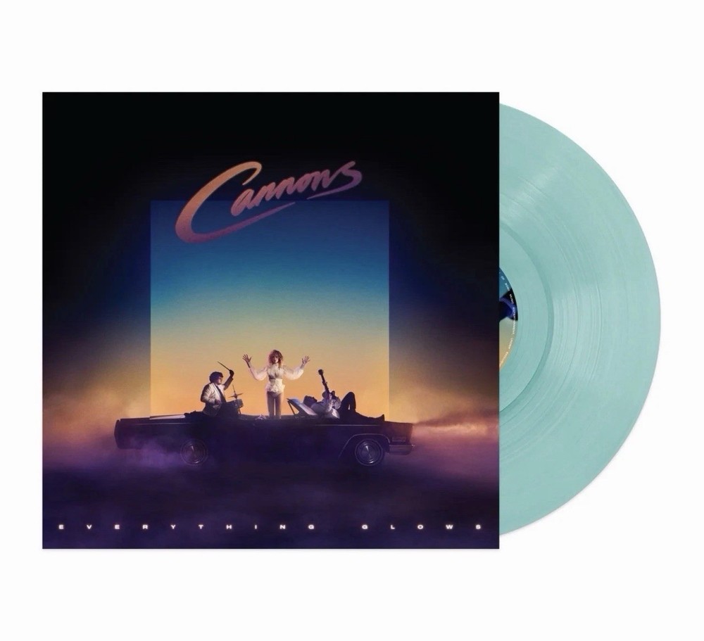 Cannons Everything Glows Translucent Light Blue Vinyl + Signed Insert BRAND NEW