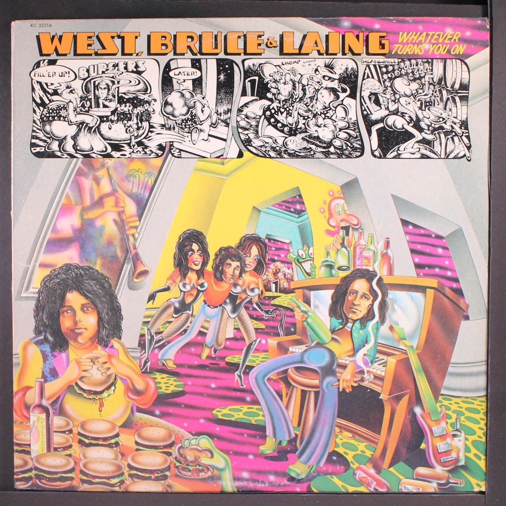 WEST,BRUCE & LAING: whatever turns you on COLUMBIA WINDFALL 12″ LP 33 RPM