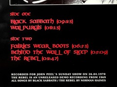 Black Sabbath Walpurgis LP Vinyl BBC Peel Sessions 1970 NEW Ozzy Osbourne