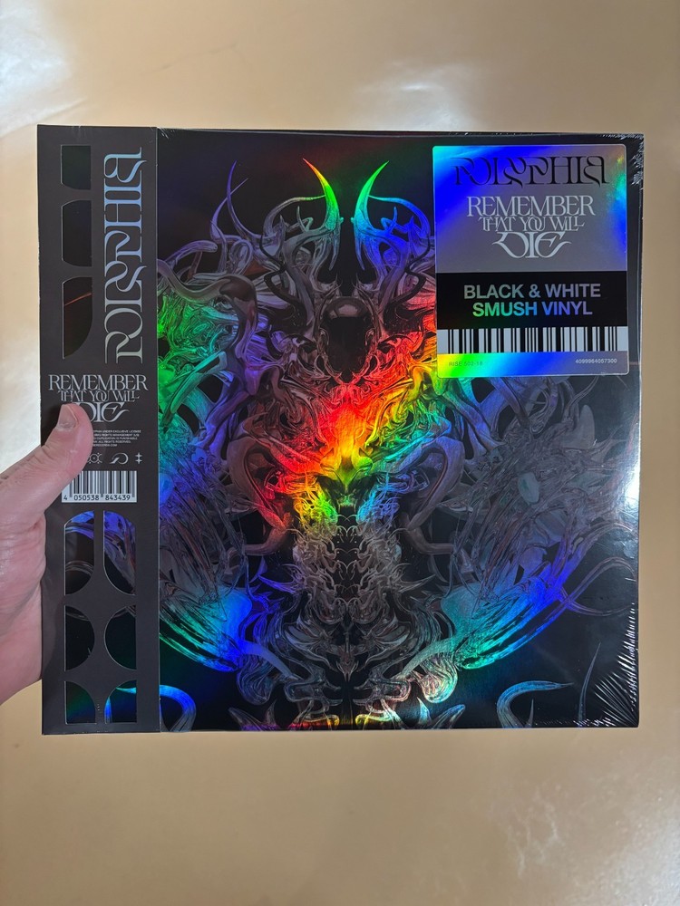 POLYPHIA – Remember That You Will Die Black & White Smush Vinyl New Sealed Mint