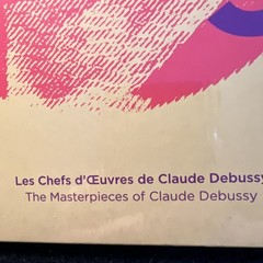 Claude Debussy Les Chefs D’oeuvres SEALED IMPORT 180 Gram Vinyl 2017 Classical