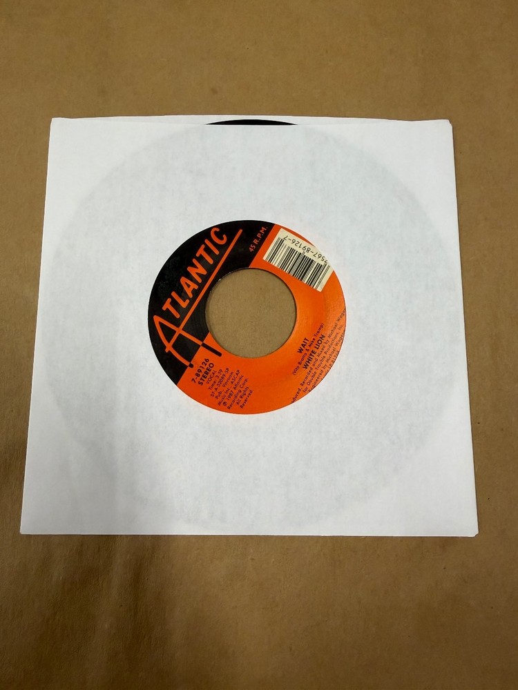 White Lion – Wait 7″ Record 1987 Atlantic Hard Rock 45 RPM