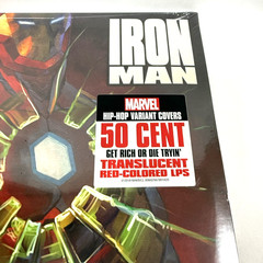 50 Cent Get Rich Or Die Tryin‘ 2LP “Red Translucent” Iron Man Marvel Cover