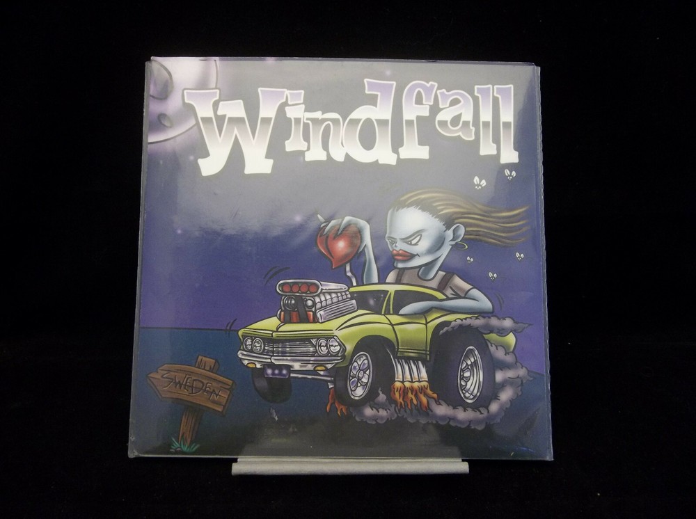 Windfall Psychopunch Split 7″ 2004 Blue Vinyl 78RPM Record Single