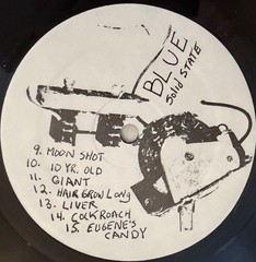 Blue „Solid State“ Lp 1996 w/ insert Ltd 400 DIY cover grunge noise punk Philly