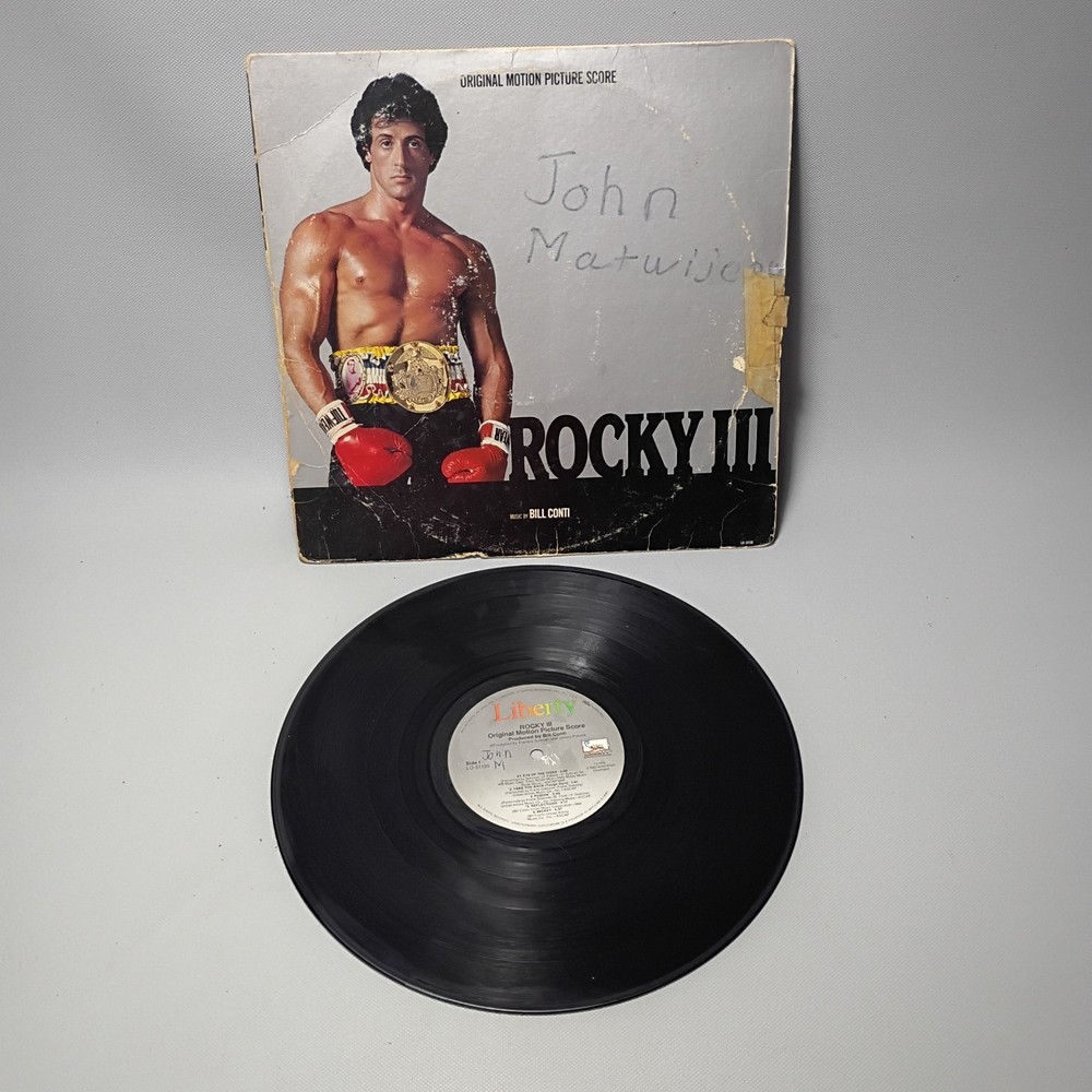 Rocky III Original Motion Picture Score Vinyl LP 1982 Liberty Records LO-51130