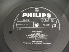 DAVID BOWIE SELF TITLED 1969 PHILIPS SBL 7912 1st UK PRESS – READ DESCRIPTION