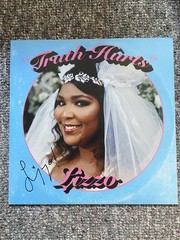 Lizzo – Truth Hurts AUTOGRAPHED SIGNED Baby Blue Vinyl LP Da Baby