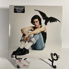 Conan Gray – Kid Krow White with Black Swirl Vinyl LP (NEW, IN HAND) Grey RARE