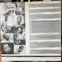 This Is The Blues, Vol. 1 by Various (Vinyl, 1960, Pacific Jazz)