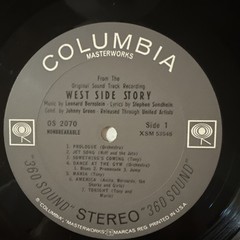 West Side Story The Original Sound Track Recording Columbia Masterworks OS 2070