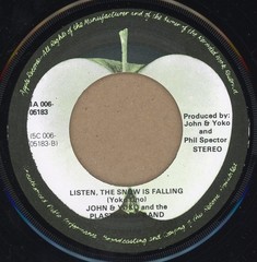 John Lennon & Yoko Ono HAPPY XMAS – Netherlands Apple 45 7″ w/ps MINT