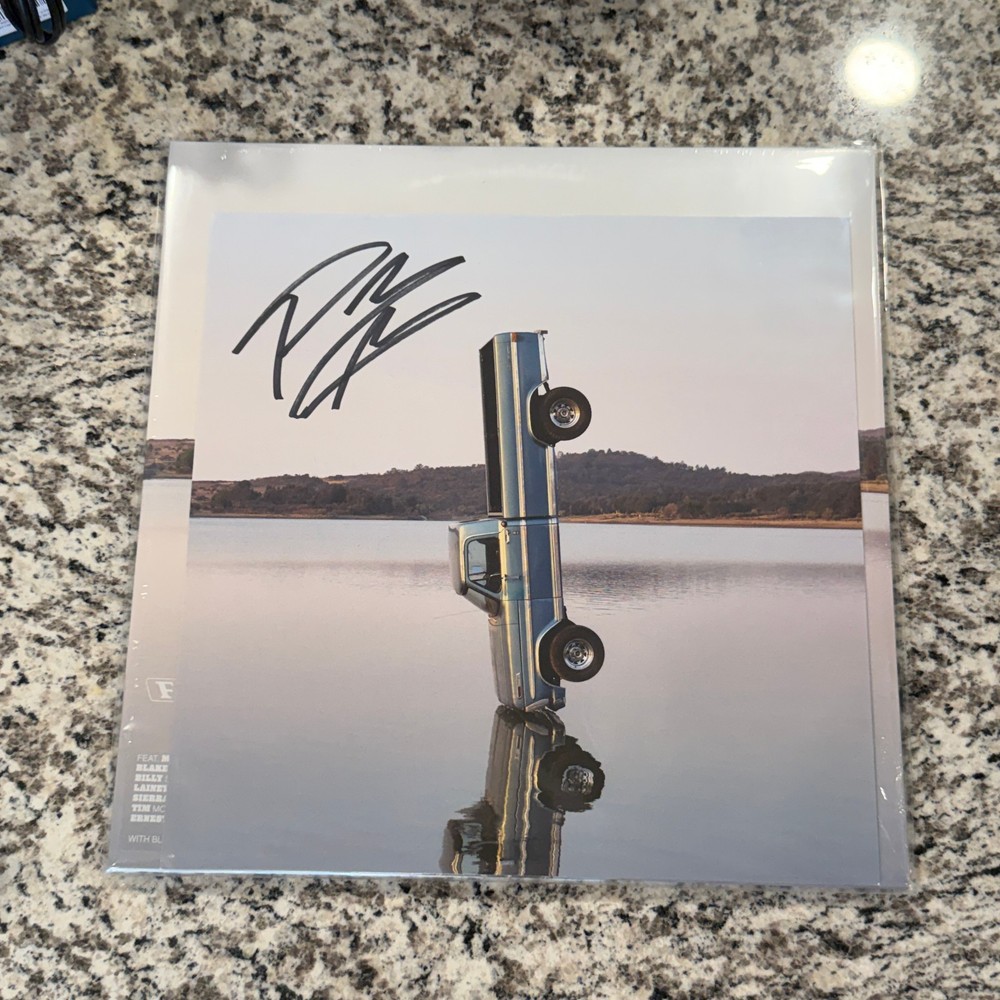 SIGNED Post Malone F-1 Trillion Vinyl Record + Signed Insert