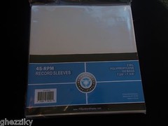 100 CLEAR PLASTIC 7″ (45 RPM) VINYL RECORD ALBUM SLEEVES BAGS OUTERSLEEVES