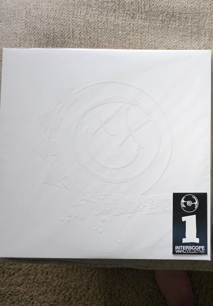 NEW Blink 182 Self Titled S/T On Clear Vinyl IVC Edition Etched Record LP Record