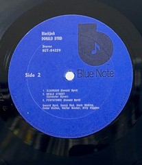 LP: Donald Byrd, Blackjack, Blue Note BST 84259, Reissue, Stereo, 1973, Post Bop