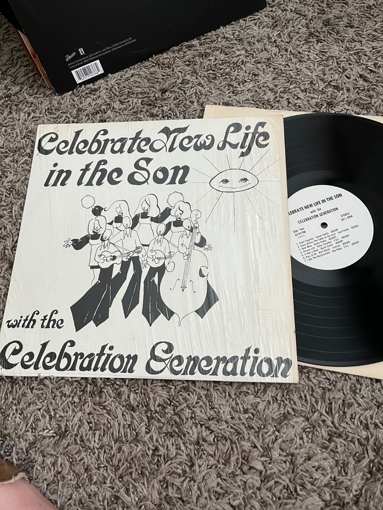 CELEBRATION GENERATION CELEBRATE NEW LIFE IN THE SUN LP XIAN FOLK ROCK PRIVATE