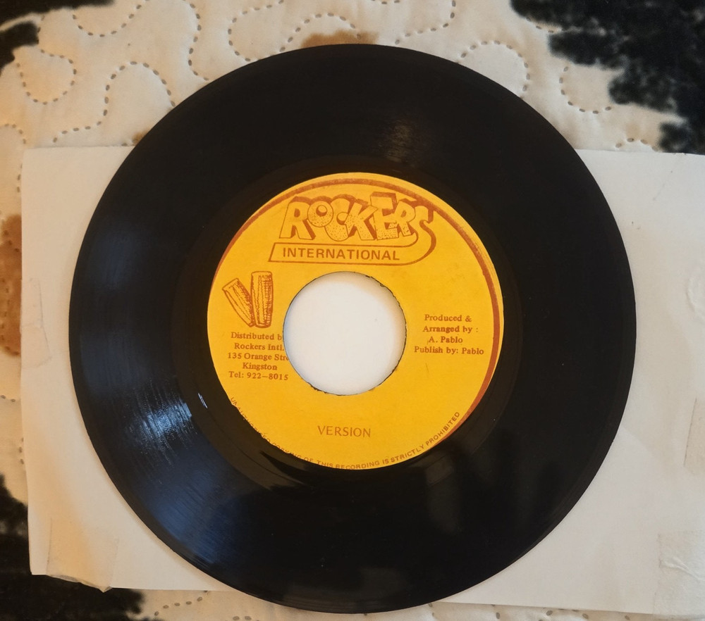 Ras Angels Babylon Burning Rockers International 7″ 45 RPM Black Vinyl Reggae
