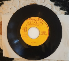 Ras Angels Babylon Burning Rockers International 7″ 45 RPM Black Vinyl Reggae