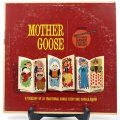 1962 My First Golden Record Library Vol 1 Mother Goose LP BRC-V-1