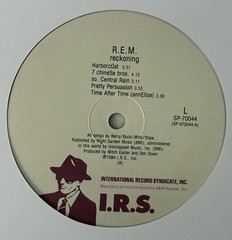 R.E.M. Reckoning Rare Purple Translucent Quiex Vinyl 1984 US Press Record VG+