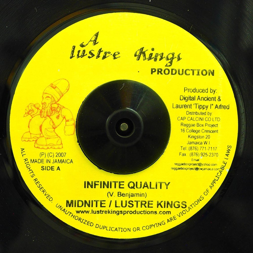 Midnite – Infinite Quality / Version (rhythm: „Shining“) [New Vinyl 7″]