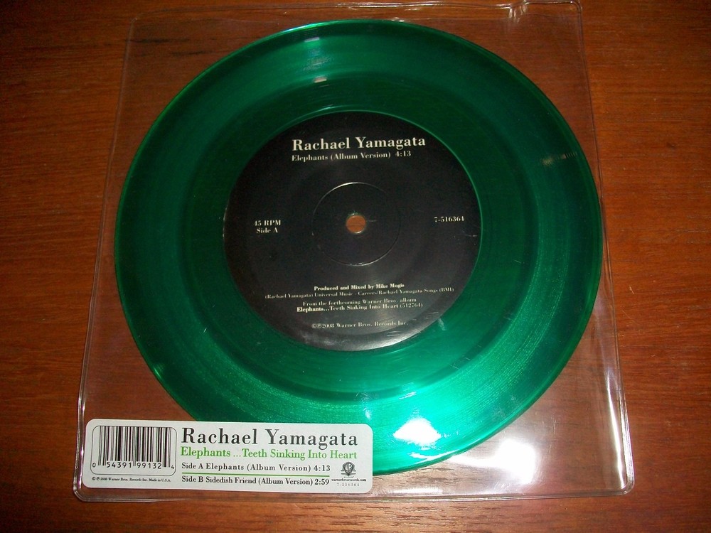 Elephants Teeth Sinking Into Heart [Single] [7 inch Vinyl] Rachael Yamagata