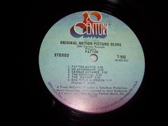 LP–PATTON ORIGINAL MOTION PICTURE SCORE- **NM VINYL** – #1084
