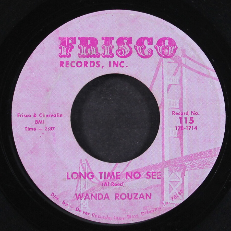 WANDA ROUZAN: long time no see / here’s a letter from home FRISCO 7″ Single