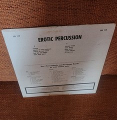 Erotic Percussion Vinyl Cheesecake vintage drums african world music sensual