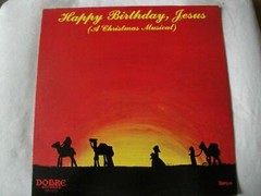 FLOYD HUDDLESTON HAPPY BIRTHDAY, JESUS A CHRISTMAS MUSICAL VINYL LP 1977 DOBRE