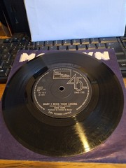 FOUR TOPS BABY I NEED YOUR LOVING / I CANT HELP MYSELF MOTOWN UK VG 7″ VINYL