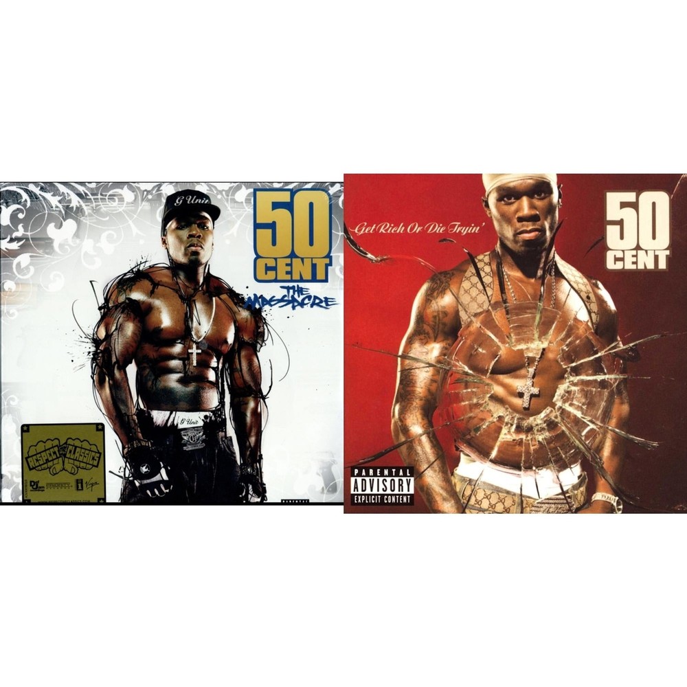 50 Cent – Massacre (2LP) & Get Rich Or Die Tryin