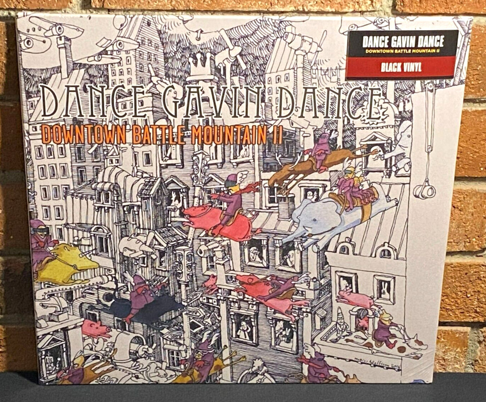 DANCE GAVIN DANCE – Downtown Battle Mountain II, Ltd BLACK VINYL LP New+Sealed!