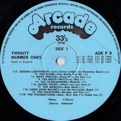 Various – 20 Number 1’s (LP, Comp, Mono, RM, Blu) (Near Mint (NM or M-)) – 27914