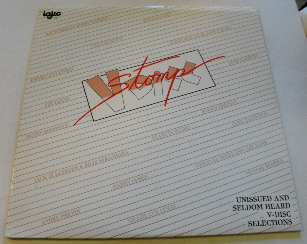 VARIOUS ARTISTS – V DISC – Stomp – Vinyl LP Record Album jazz