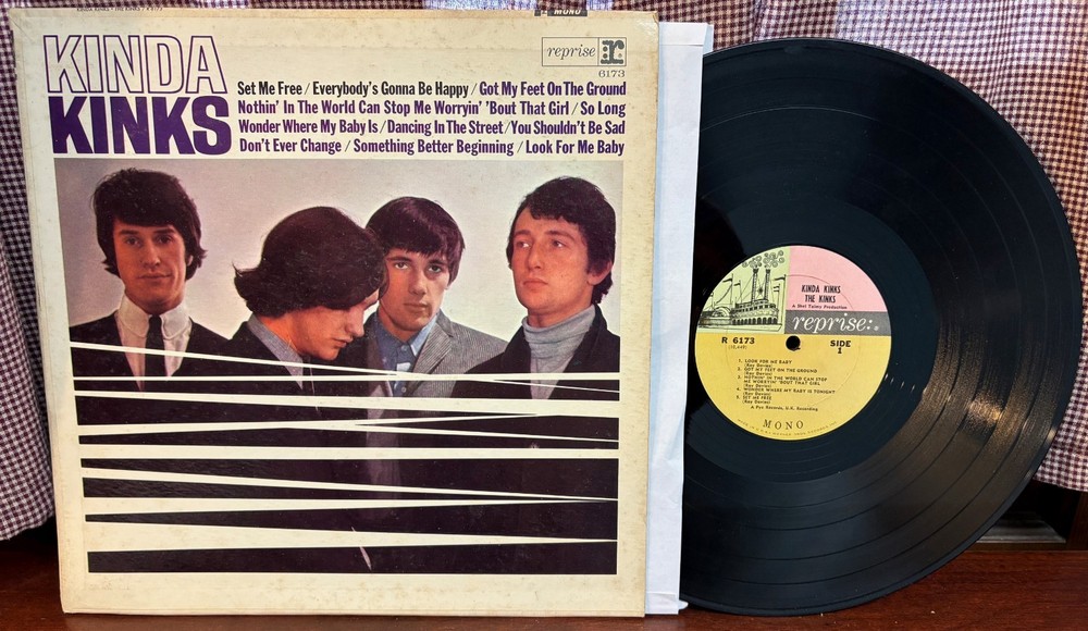 2743: The Kinks „Kinda Kinks – MONO“ Reprise TRI-COLOR R 6173 VG+/VG+