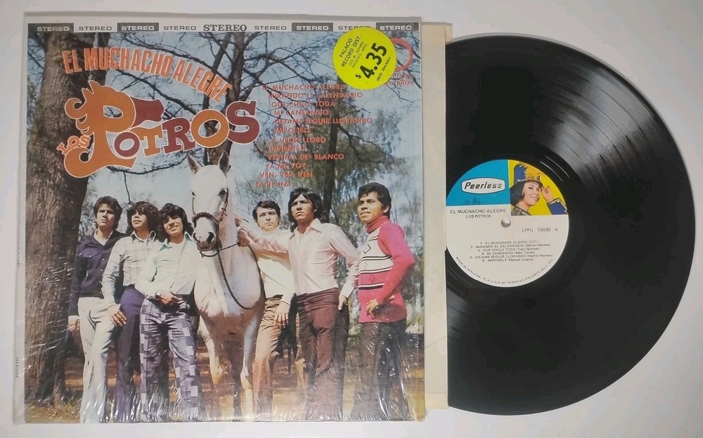 “Tejano Tex-Mex“ Los Potros „El Muchacho Alegre“ „Rare LP“ Vinyl In Shrink