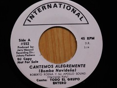 Roberto Roena Y Su Apollo Sound Latin 45 Cantemos Alegremente bw Mandingore