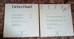 2 DEBRA HURD PROMOTIONAL ALBUMS (1983-5) GEFFEN RECORDS